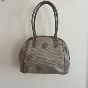 Liz Claiborne Gray 1983 Bowling Bag Very Good Condition